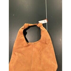 Leather suede purse